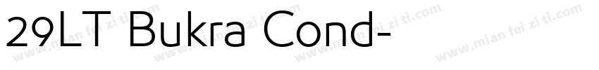 29LT Bukra Cond字体转换